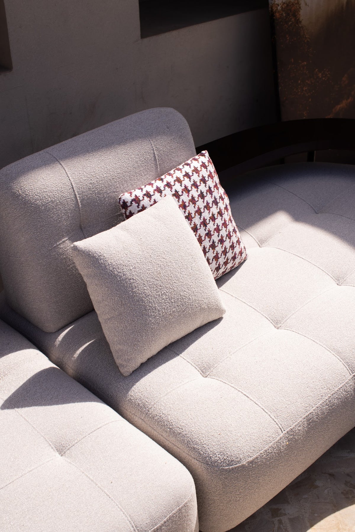 Terra Living Set in warm woven fabric, view 6