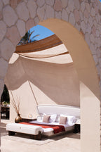 Serein Bedroom Set in cream bouclé, view 3