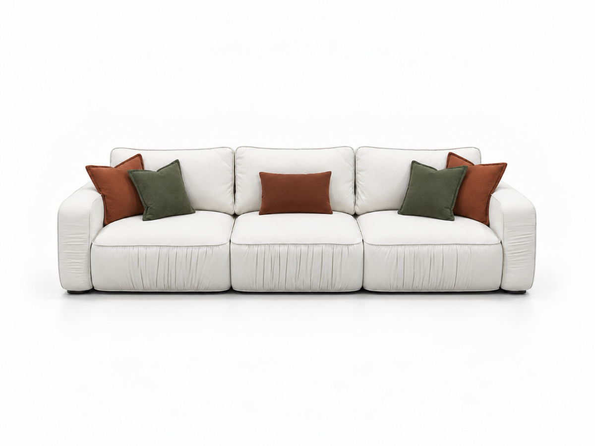 Wold sofa, three-seat, 310 cm, front view